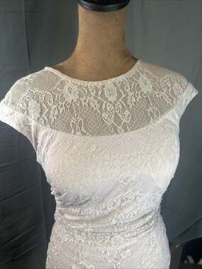 Simply Liliana Fit Flare Lace Mini Dress
